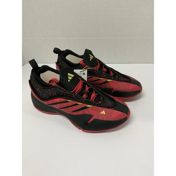 Adidas BAPE x Dame 9 Black Scarlet IH0786 Size 7.5 Red Black Basketball Sneakers main image 6